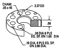 Dimensional Drawing - CAP-007 - Vinyl Capper Tightening Discs