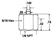 Dimensional Drawing - ADP-014 - Cup Adapters