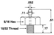 Dimensional Drawing - ADP-015 - Cup Adapters