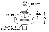 Dimensional Drawing - ADP-025 - Retainers