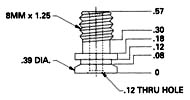 Dimensional Drawing - ADP-039 - Cup Adapters