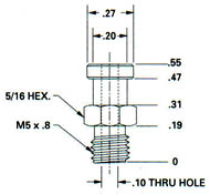 Dimensional Drawing - ADP-044 - Cup Adapters