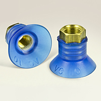 Dimensional Drawing - Round Vacuum Cups - Style E (VC-10 1/8 NPT)