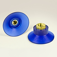 Dimensional Drawing - Round Vacuum Cups - Style E (VC-106A 1/8 NPT)