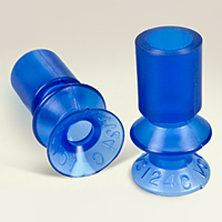 Dimensional Drawing - Round Vacuum Cups - Style K (VC-124C)