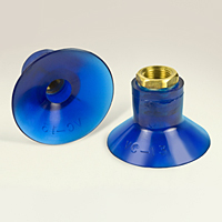 Dimensional Drawing - Round Vacuum Cups - Style E (VC-13 3/8 NPT)