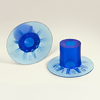 Dimensional Drawing - Round Vacuum Cups - Style C (VC-158G)