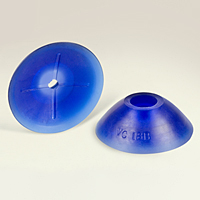 Dimensional Drawing - Round Vacuum Cups - Style G (VC-18B)