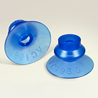 Dimensional Drawing - Round Vacuum Cups - Style K (VC-196D)