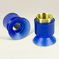 Dimensional Drawing - Round Vacuum Cups - Style E (VC-204F 1/4 NPT)