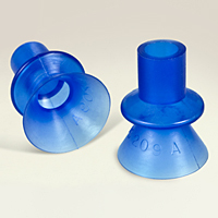 Dimensional Drawing - Round Vacuum Cups - Style K (VC-209A)