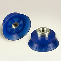 Dimensional Drawing - Round Vacuum Cups - Style F (VC-27A1B)