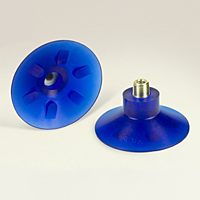 Dimensional Drawing - Round Vacuum Cups - Style E (VC-31A 1/4 MPT)