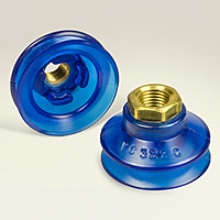 Dimensional Drawing - Round Vacuum Cups - Style J (VC-322C 1/4 NPT)