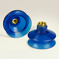 Dimensional Drawing - Round Vacuum Cups - Style J (VC-32B 1/4 NPT)