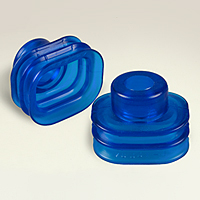 Dimensional Drawing - Oval Vacuum Cups Style K (VC-33-I-1)