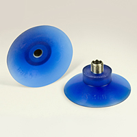 Dimensional Drawing - Round Vacuum Cups - Style E (VC-368 3/8-24 MALE)