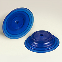 Dimensional Drawing - Round Vacuum Cups - Style B (VC-458)