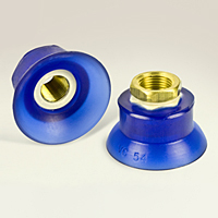 Dimensional Drawing - Round Vacuum Cups - Style E (VC-54 3/8 NPT)