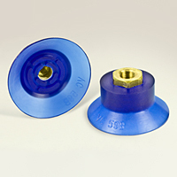 Dimensional Drawing - Round Vacuum Cups - Style E (VC-59B 1/8 NPT)