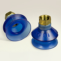 Dimensional Drawing - Round Vacuum Cups - Style J (VC-B1 1/8 NPT)