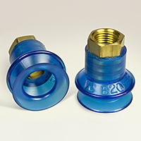 Dimensional Drawing - Round Vacuum Cups - Style J (VC-B20F 1/8 NPT)