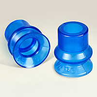 Dimensional Drawing - Round Vacuum Cups - Style K (VC-B3 1/4 HL)