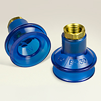 Dimensional Drawing - Round Vacuum Cups - Style J (VC-B30 1/4 NPT)