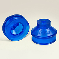 Dimensional Drawing - Round Vacuum Cups - Style K (VC-B30 1/4 HL 1/4 STEM)