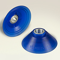 Dimensional Drawing - Round Vacuum Cups - Style B (VC-BH89)