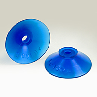 Dimensional Drawing - Round Vacuum Cups - Style A (VC-100D)