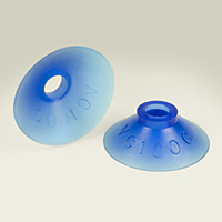 Dimensional Drawing - Round Vacuum Cups - Style B (VC-100G)