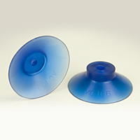 Dimensional Drawing - Round Vacuum Cups - Style B (VC-106)