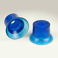 Dimensional Drawing - Round Vacuum Cups - Style B (VC-107)