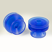 Dimensional Drawing - Round Vacuum Cups - Style A (VC-123A-1)