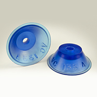 Dimensional Drawing - Round Vacuum Cups - Style B (VC-133A)