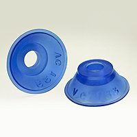 Dimensional Drawing - Round Vacuum Cups - Style B (VC-133)