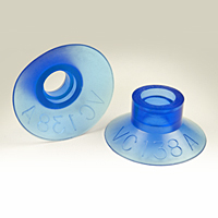 Dimensional Drawing - Round Vacuum Cups - Style B (VC-138 A)