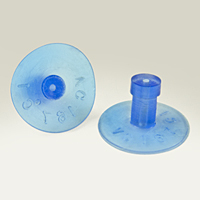 Dimensional Drawing - Round Vacuum Cups - Style A (VC-167 C-1)