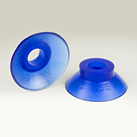 Dimensional Drawing - Round Vacuum Cups - Style B (VC-168)