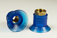 Dimensional Drawing - Round Vacuum Cups - Style E (VC-204E 1/4 NPT)