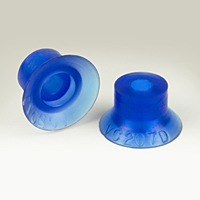 Dimensional Drawing - Round Vacuum Cups - Style B (VC-207 D)