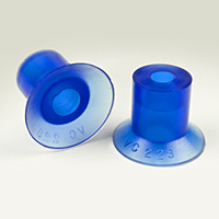 Dimensional Drawing - Round Vacuum Cups - Style B (VC-228)