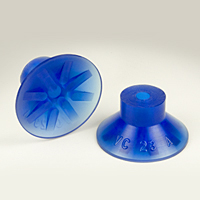 Dimensional Drawing - Round Vacuum Cups - Style B (VC-23A)