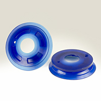 Dimensional Drawing - Round Vacuum Cups - Style A (VC-240)