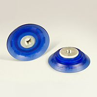 Dimensional Drawing - Round Vacuum Cups - Style F (VC-245B)