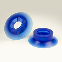 Dimensional Drawing - Round Vacuum Cups - Style B (VC-260)