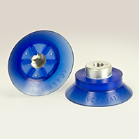 Dimensional Drawing - Round Vacuum Cups - Style F (VC-27 A1A)