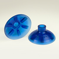 Dimensional Drawing - Round Vacuum Cups - Style B (VC-29A)