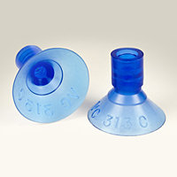 Dimensional Drawing - Round Vacuum Cups - Style C (VC-313C)